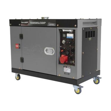 Imagem de GERADOR TOYAMA DIESEL TDG8500SLE3DXP CABINADO TRIFASICO 220V 7.5KVA PARTIDA ELETRICA COM AVR APTO ATS