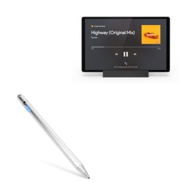 Imagem de BoxWave Caneta Stylus compatível com Lenovo Tab M10 FHD Plus (2ª geração) - AccuPoint Active Stylus, caneta eletrônica com ponta ultrafina - prata metálica