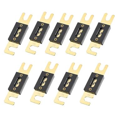 Imagem de Generic 9 peças 40A banhado a ouro ANL fusível universal adequado para inversores, carro, veículo, caminhão, áudio