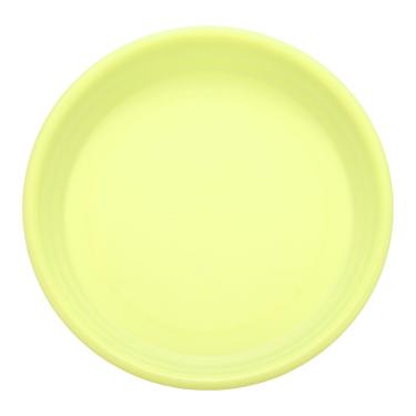 Imagem de Pires de plástico para plantas 13,16 cm bandejas redondas para vasos de flores, base de flores, bandeja de drenagem inferior para plantadores internos e externos, amarelo damasco