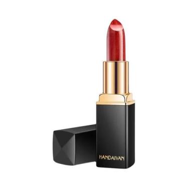 Imagem de Batom Hidratante Brilhante - 9 Cores Disponíveis - Tubo Preto, Ouro e 