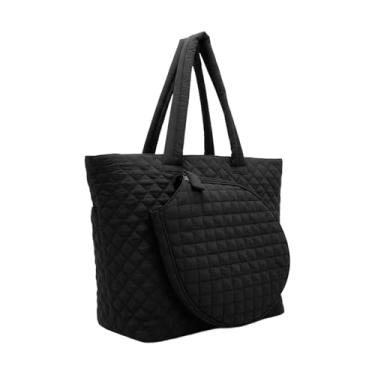 Imagem de Zxpjkyu Bolsa para Raquetes de Tênis com Compartimento Separado, Bolsa Esportiva Multifuncional para Fitness, Ideal para Iniciantes E Atividades Ao Ar Livre, Preto