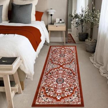 Imagem de 1 Tapete Quarto Beira Cama Passadeira 57X180 Js Re Ate M10 - Idealiza