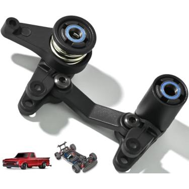 Imagem de RcThjia Assembled Steering Bellcrank and Servo Saver Set Nylon Part for 1/10 Traxxas Slash Bandit Stampede Rustler Big Foot Jato 4X4 4WD 2WD VXL Replace 6845X