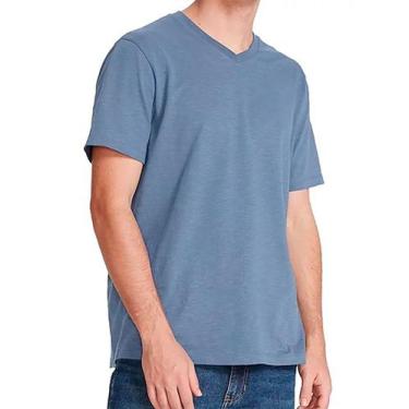 Imagem de Camiseta Manga Curta Hering N2K5 Masculina Flamê Algodão T. P/XXG, XXG