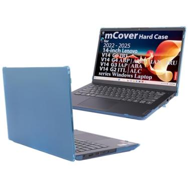 Imagem de mCover A capa é compatível apenas com Notebook Windows Lenovo V14 G2/G3/G4/G5 de 14 polegadas 2021-2025 (com dobradiça de 180°, não serve para nenhum outro modelo Lenovo) - Aqua