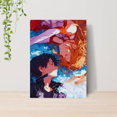 Imagem de Genérico, Quadro SAO Anime A4 | Placa MDF 01
