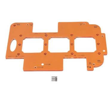 Imagem de Modelo de entalhe com alça embutida em gabinete, resistente, durável, 3 em 1, ferramenta multifuncional para marcenaria para fabricação de móveis, MDF, madeira maciça, madeira