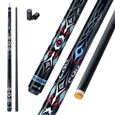 Imagem de CRICAL Bastão de taco de bilhar de fibra de carbono 147 cm bastões profissionais de baixa deflexão para piscina com ponta de 12,5 mm