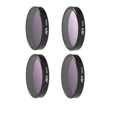 Imagem de Conjunto de filtros ND para DJI OSMO Nano acessórios, filtros de densidade neutra de vidro HD multirevestidos, pacote com 4 (ND8, ND16, ND32, ND64)