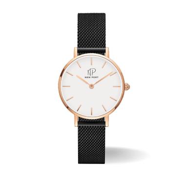 Imagem de Relógio Feminino Analógico Casual Elegante Rosé New Port-Feminino