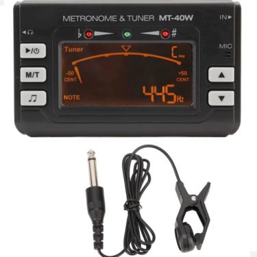 Imagem de Afinador e Metrônomo 2 em 1 MT-40W – Universal para Instrumentos Musicais