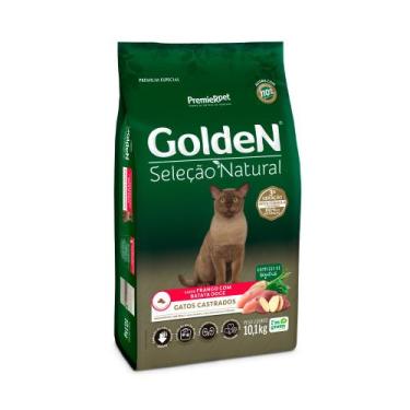 Imagem de Ração Seca Golden Seleção Natural para Gatos Castrados com Batata Doce