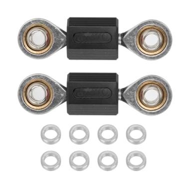 Imagem de PSLER Links de extremidade de barra oscilante - Kit de elos de extremidade de junta feito de alumínio para Ryker 600/900, Rally 2019-2025 e Sport 2022-2025 (preto)