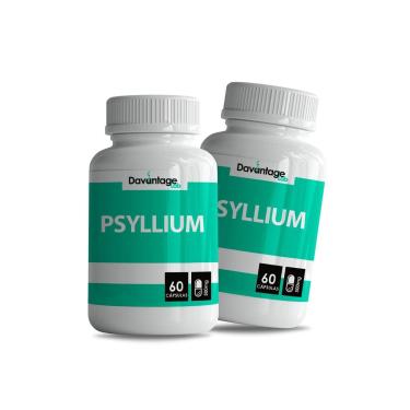 Imagem de Kit 2x Psyllium Em Cápsulas Fibras Naturais-Unissex