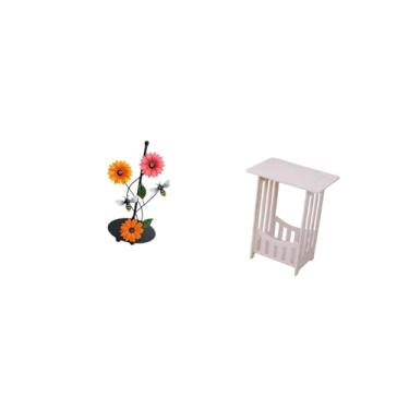 Imagem de Fenteer Suporte para Toalhas de Papel Antiderrapante Vertical para Mesa de Cabeceira Pequena, Mesa de Canto, Mesa Lateral Portátil, Versátil E Prática para Ho