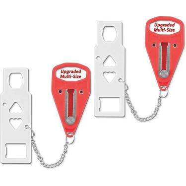 Imagem de Fechadura de porta portátil AceMining 2024 modelo para viagens (pacote