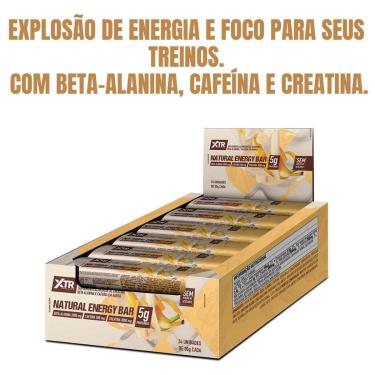 Imagem de Natural Energy Bar 24x30g Suplemento Clean Sem Glúten-Unissex