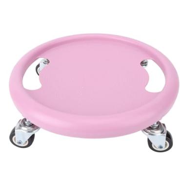 Imagem de POENVFPO Roda de Rolo, Disco Deslizante de Exercício de Rolamento de 360 ​​graus para Academia Em Casa, Instrutor de Rolo de Fitness de Material PP para Força Central, Treinamento de Perna Traseira No Peito, Equipamento de Treino Portátil (#1)