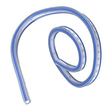 Imagem de Luqeeg Régua Curva Flexível Ferramenta de Medida de Desenho de Vinil Excepcionalmente Flexível para Fazer Vestidos 60cm/24 Polegadas (60cm/23,6 pol.)