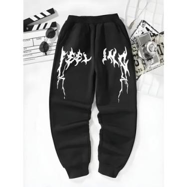 Imagem de Calça Moletom Feminina Plus Size - Streetwear, Esporte e Conforto, BR-