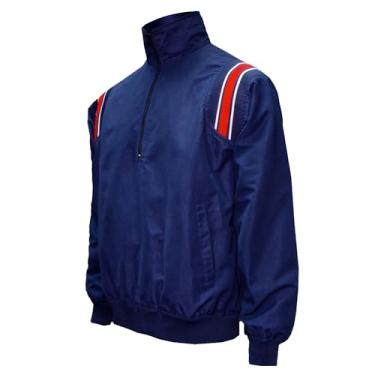 Imagem de Jaqueta pulôver de meio zíper 3N2 Umpire, Navy/Columbia, Medium