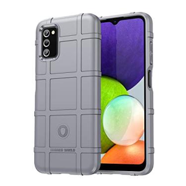 Imagem de IDEWEI Capa para Samsung Galaxy A03S, fibra de carbono refinada, anti-queda, anti-impressões digitais, proteção integral. A capa do telemóvel é compatível com Samsung Galaxy A03S