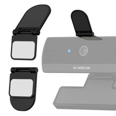 Imagem de Nisheng Capa para webcam (pacote com 2), câmera S7/M3 4K compatível, capa de privacidade para câmera Web compatível com webcam DICCIK/XOCLON K1 - preta