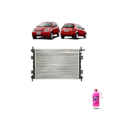 Imagem de Kit Radiador Ford Fiesta/Ka 1.6 2009 a 2011 com Aditivo Rosa Visconde RV Extra