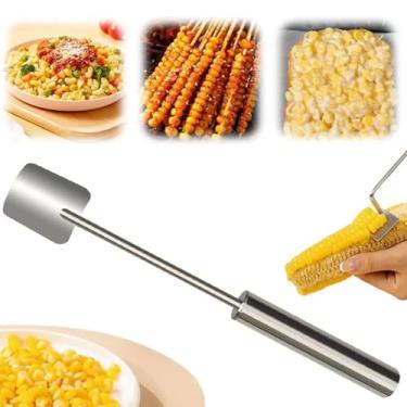 Imagem de Debulhador de Milho Portátil Aço Inox - Ralador Milho Eficiente para Cozinhar Pegador de Milho Prático