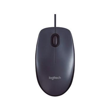 Imagem de Mouse com Fio USB Logitech M90 com Design Ambidestro e Facilidade Plug and Play