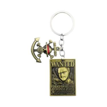 Imagem de Chaveiro De Anime One Piece Luffy Zoro Robin Acero Tag De Pedido De Ca