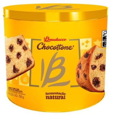 Imagem de Chocottone Lata Bauducco 750g