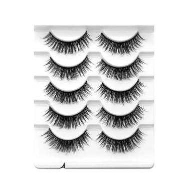 Imagem de Cílios Postiços 3D De Mink Natural Macio E Espesso Veltrinay Extensão 