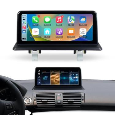 Imagem de Tela sensível ao toque Android AUTO para BMW Série 1 E81 E82 E87 E88 de 2008 a 2013 Sistema Linux CIC com Navegação GPS Bluetooth