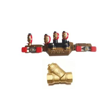 Imagem de Conjunto de válvula de retenção dupla 350 de 3/10.2 cm e filtro Wye de bronze fundido SXL de 3/10.2 cm