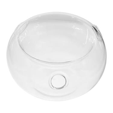 Imagem de Kichvoe Tigela de vidro de gelo seco Cuisine - Recipiente de alimentos para imersão fria, tigela de servir gelada, tigela de sobremesa de frutas decorativa multifuncional para festa, casa, restaurante