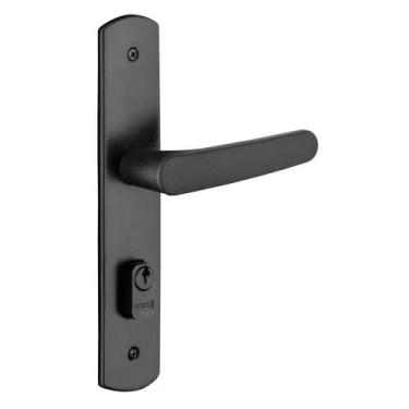 Imagem de Fechadura Externa Soprano Ipanema com Espelho, Metalix Preto - IPANEMA