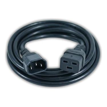 Imagem de Cabo De Força C13 Macho/10a Para C19 Fêmea/16a - 1,8mts Preto
