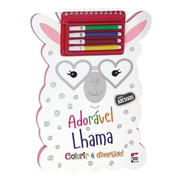 Imagem de Colorir é Divertido! - Adorável Lhama