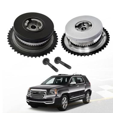 Imagem de Engrenagem Phaser do eixo de cames de admissão e escape da roda dentada variável do motor compatível com Lacrosse Regal Captiva Cobalt Equinox HHR Impala Malibu Orlando Terrain G6 12578515 12578516