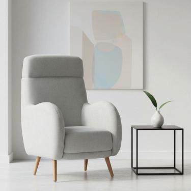 Imagem de Poltrona de Amamentação Fixa com 4 Pés Afeto Verde Claro