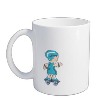 Imagem de Caneca Xícara de Café Porcelana 300ml Cena Clássica de Videogame Guerreiro