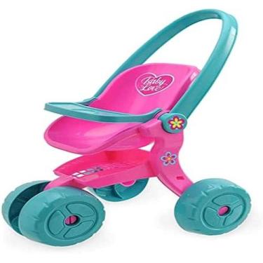 Imagem de Carrinho de Boneca Baby Love Usual - Brinquedo Infantil