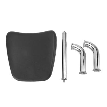 Imagem de Travesseiro de banho à prova de água, poliuretano, PU, ​​banheira, encosto de cabeça, com suporte de aço inoxidável, design moderno para casa, hotel, acessórios de banheiro,