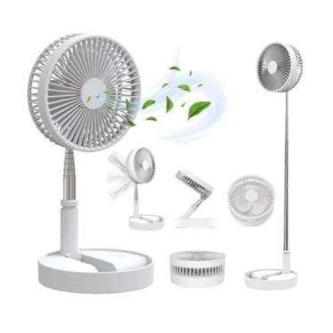 Imagem de Ventilador Retrátil Portátil Recarregável Dobrável