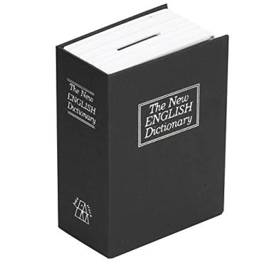 Imagem de Generic Caixa de Bloqueio Mini Livro de Simulação Cofre para Segurança de Joias Em Dinheiro, Adequado para Economizar Moedas e Cartões Bancários, Forro de Aço Inoxidável, para Crianças, 1 Cofre 2