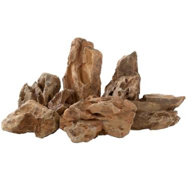 Imagem de UFEEL Pedra de dragão decoração de aquários rochas naturais de terrário para decorações de aquários, paisagismo, viveiros, paludário, anfíbios e jardins - 1,4 kg