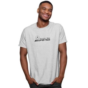 Imagem de Camiseta Masculina AMG Mercedes Benz Estampa Automotiva Gola Redonda 1
