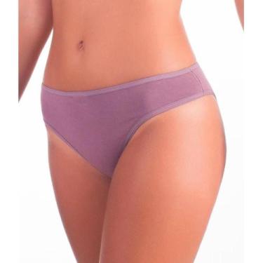 Imagem de Calcinha Biquini Modal Duloren 728010, Roxo, EG